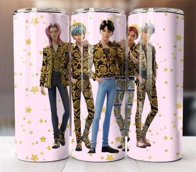 20oz Tumbler | Kpop Aesthetic Boy Group Style | Stainless Steel Cup