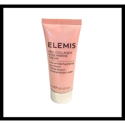 Elemis Pro Collagen Rose Marine Cream Day .5 oz 15 ml Travel Size NEW Sealed