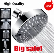 High Turbo Pressure Shower Head Bathroom Powerful Energy Water Saving Filter US