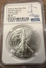 NGC MS70 2021 (W) Eagle S$1 Heraldic Eagle T-1 Early Release Struck @ West Point