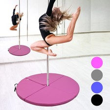 Poledancematte Tanzstangenmatte Bodenmatte pink 5 cm dick Ø 120 cm Tanzstange