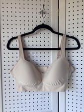 Shapermint Essentials Size XL Beige Sweetheart Wireless Contour Bra EUC 10035