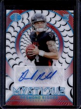 2022 Panini Illusions Desmond Ridder Mystique Auto RC Red Rookie #/10 Falcons