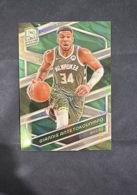 2023-24 Panini Spectra Giannis Antetokounmpo Green Serial Number #34/75 EBay 1/1