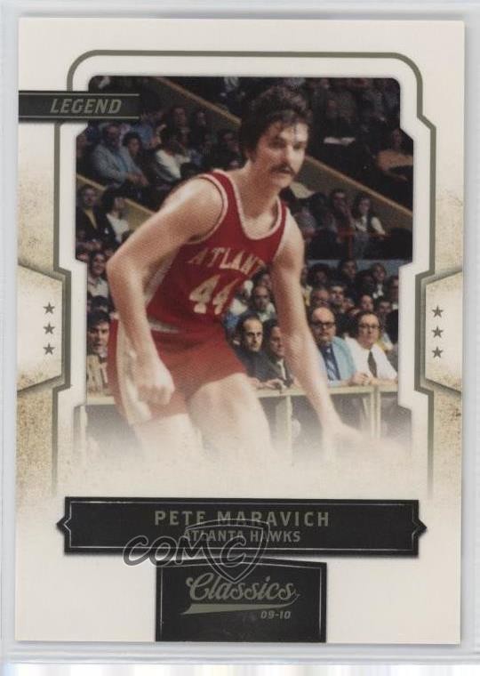 2009-10 Panini Classics Legend 279/999 Pete Maravich #158 HOF f0v