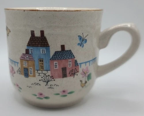 International Stoneware Japan Heartland Farm Animals Coffee Tea Cup Mug