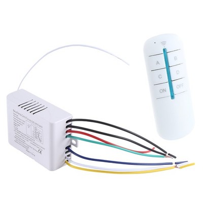 4-Wege-Licht-Lampe Digital  Remote Control  ON / OFF 220V V2B36232
