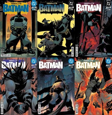 ABSOLUTE BATMAN 1 2 3 4 5 6 LATER PRINT SET DC COMICS 