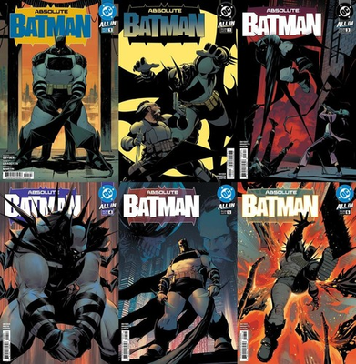 #ad ABSOLUTE BATMAN 1 2 3 4 5 6 LATER PRINT SET DC COMICS $29.99
