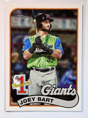 Joey Bart - 2020 Topps Heritage Minor League San Francisco Giants #P-25