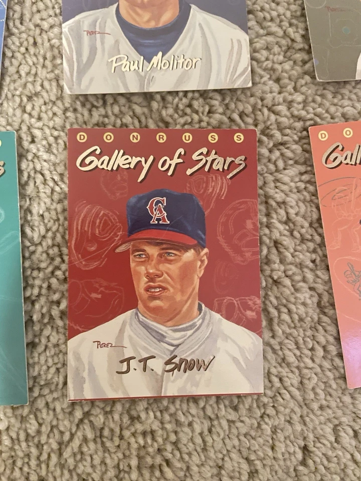 (1993) 7 tarjetas de béisbol Gallery of the Stars. Foto 3 de 4