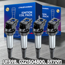 NEW UF598 4x Ignition Coils for 2007-2015 Mini Cooper 1.6L