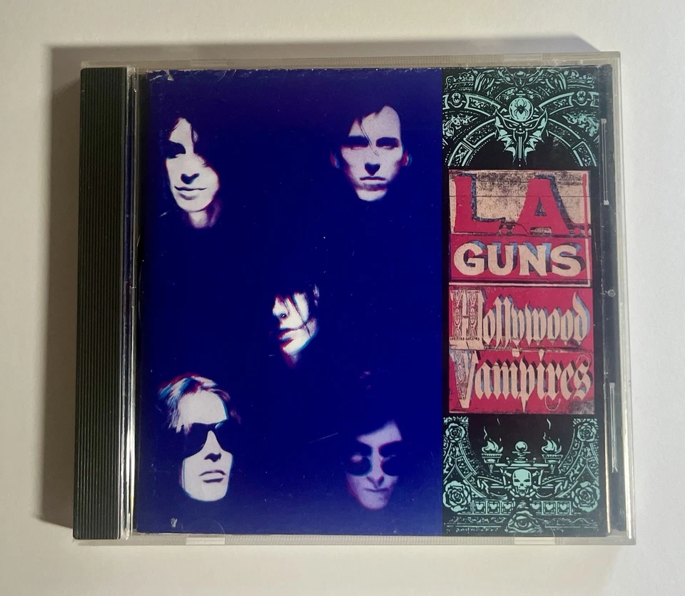 L.A. Guns – Hollywood Vampires CD (1991) + Bonus Track, Ain't The Same RARE - Image 1 of 3