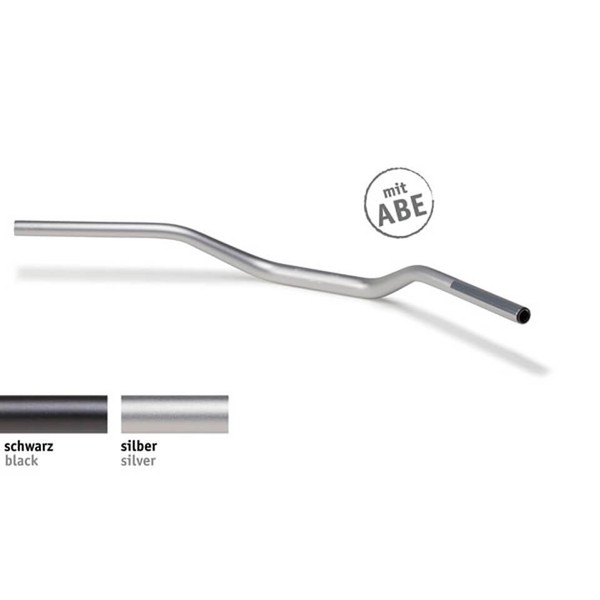 LSL X-Bar Alu-Lenker Tour Bar XB3, 1 1/8 Zoll 28,6Mm Durchmesser, Farbe Schwarz-image