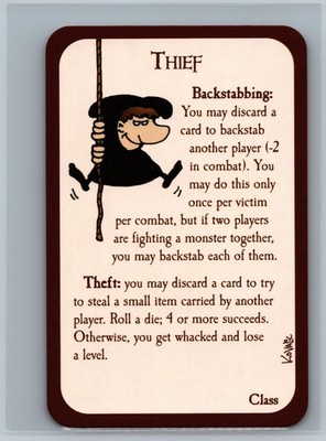 Munchkin Thief Card USED Steve Jackson Games SJG