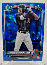 2025 Bowman Chrome Draft Sapphire - Kayson Cunningham 1st #BDC-84 Diamondbacks 