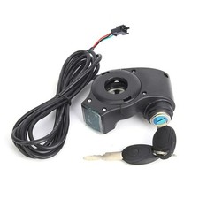 E-Bike Throttle Control Switch with Voltage Display Key Lock for E-Scooter Bike