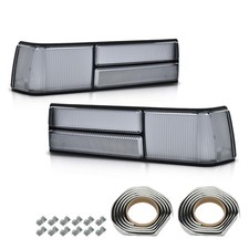 Taillights Smoky Lens Pair For Ford Mustang 1987-1993 E7zz13405a