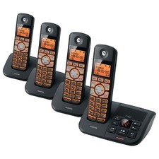 Motorola Digital Cordless Phone with Answering Machine 4 Sets with Bases K704B