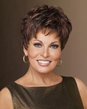 Raquel Welch Winner Pixie Boy Cut Short Wig by Hairuwear, Petite Cap, R25 Ginge