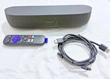 Roku Streambar 4K HDR Streamer Soundbar Model 9102X Dolby - See Description