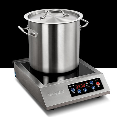 Portable Induction Cooktop 208-240V 3200W NSF Certified Commercial Range Counter