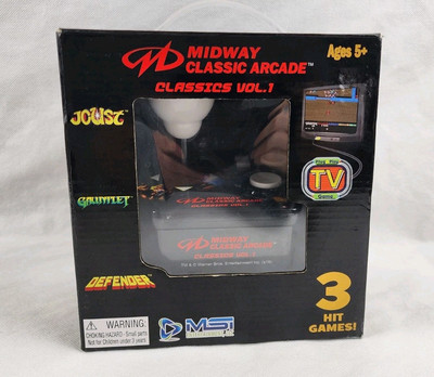 NEW! Midway Classic Arcade Classics Vol. 1 Joust Gauntlet Defender Video Games