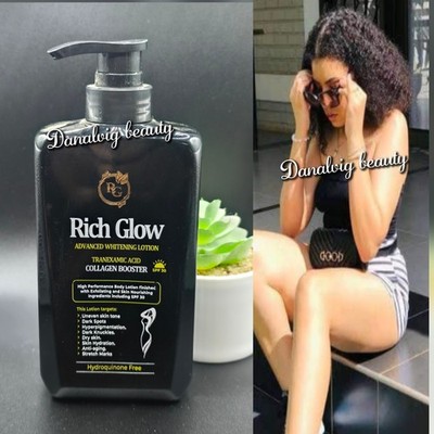 Rich Glow Advance Black Color    body&face Lotion spf30x1