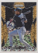2019 Panini Prizm Tier III Neon Orange Donut Circle /150 Roberto Alomar HOF 1u6