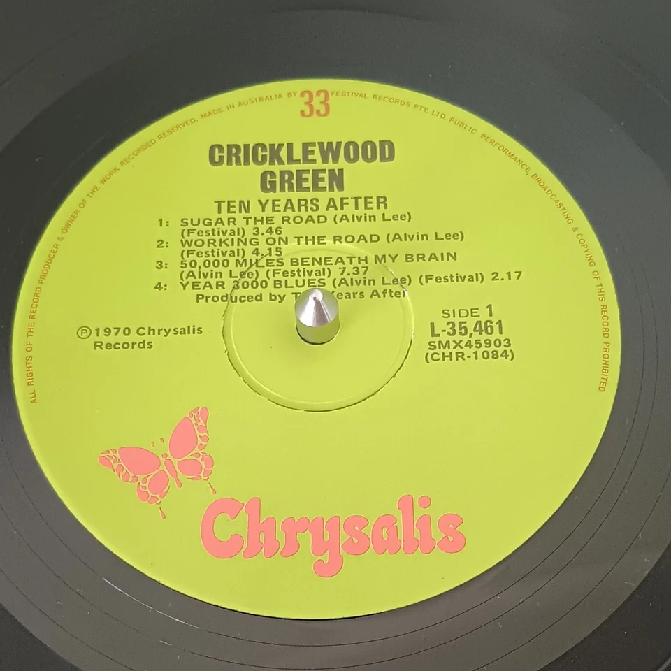 Ten Years After – Cricklewood Green - reissue LP record excellent, cover VG+ - Image 3 of 3