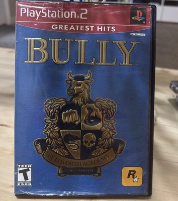 Bully PS2 Greatest Hits PlayStation 2 Case Manual Poster Tested Authentic