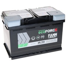 AGM Start Stop Batterie Fiamm Ecoforce 12V 70Ah 760A/EN VR760 Autobatterie