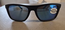 Costa Del Mar Mainsail Sunglasses Matte Black, Blue, Polarized NWOT