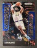 2024-25 Panini Prizm Black LeBron James #3 Blue Prizm Fireworks /125 (UV2)