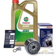 BOSCH ÖLFILTER+5L CASTROL EDGE SUPERCAR 10W-60 FÜR ALFA ROMEO 156