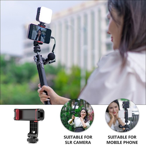 Mobile Phone Holder Tripod Smartphone Mount with Cold Shoe Cellphone - 第 11/12 張圖片