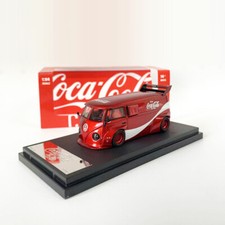 CoolCar 1:64 Modellino Auto T1 Bus Lega Die-cast Cola Classico Rosso Collezione