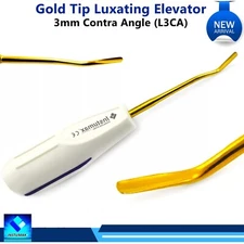 Dental Periotome Luxating L3CA Elevator Gold Tip Veterinary PDL Extracting