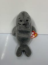TY Beanie Babies Slippery The Seal 199 Retired  With Tags Soft Toy Plush