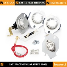 Dryer Thermostat Thermal Fuse Kit for Whirlpool 3387134 3977767 3977393 3392519