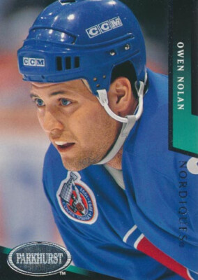 1993-94 Parkhurst #163 OWEN NOLAN - Quebec Nordiques