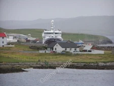 Photo 6x4 Saltness, Whalsay Clate With pelagic trawler at Symbister Harbo c2008