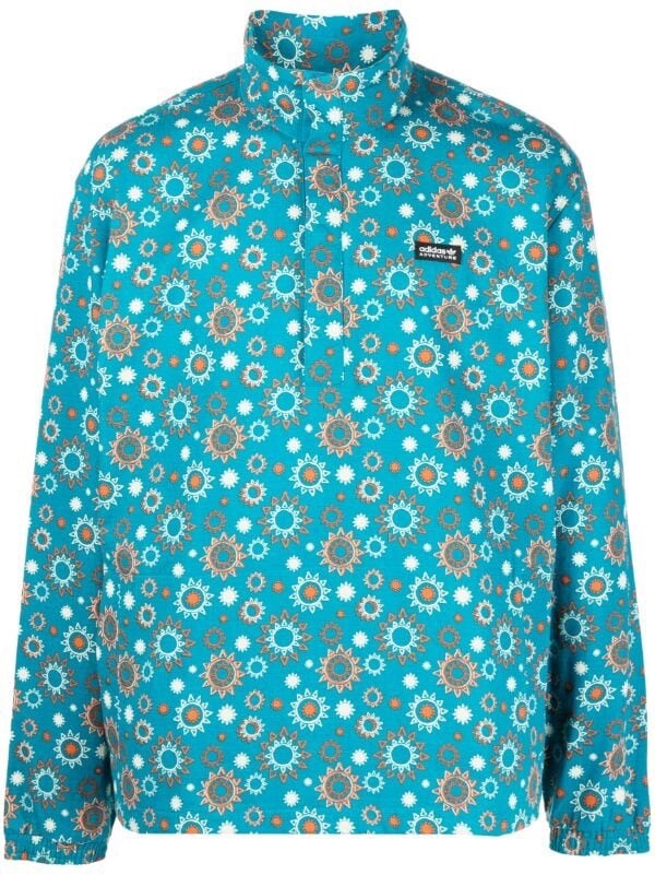 $120 ADIDAS ADVENTURE NATURE AWAKENING AOP Floral WINDBREAKER