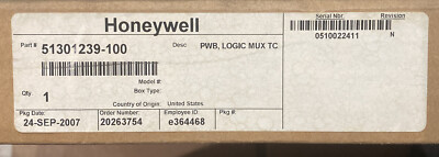 New Honeywell 51301239-100 Pwb Logic Mux Tc Board 51301239100