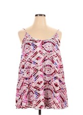 Show Me Your Mumu Bohemian White, Pink Maxi Top Dress Size X-Large XL, 1X, 2X