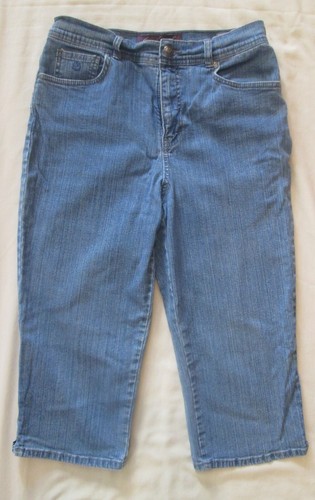 Pantaloni Capri Gloria Vanderbilt In Denim Rosa – Taglie Forti 10-20