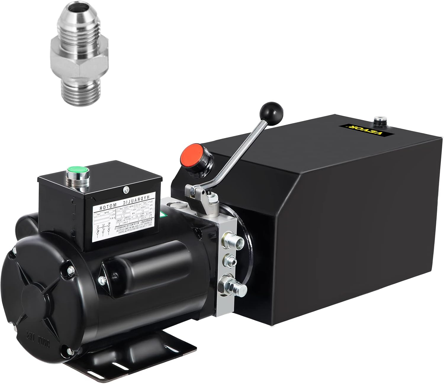 14 Quart Pump Single Acting Hydraulic 220V, Dump Trailer Car Lifting Platforms