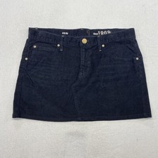 Gap 1969 Corduroy Skirt Womens 28/6r Blue