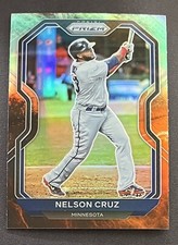 2021 Panini Prizm Cosmic Haze Prizm Nelson Cruz #200 Minnesota Twins Baseball