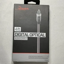 ROCKETFISH RF-G1218 4FT DIGITAL OPTICAL AUDIO CABLE - NEW